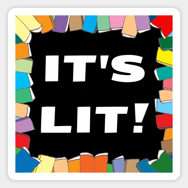 It's Lit | Books Pun Magnet by Allthingspunny